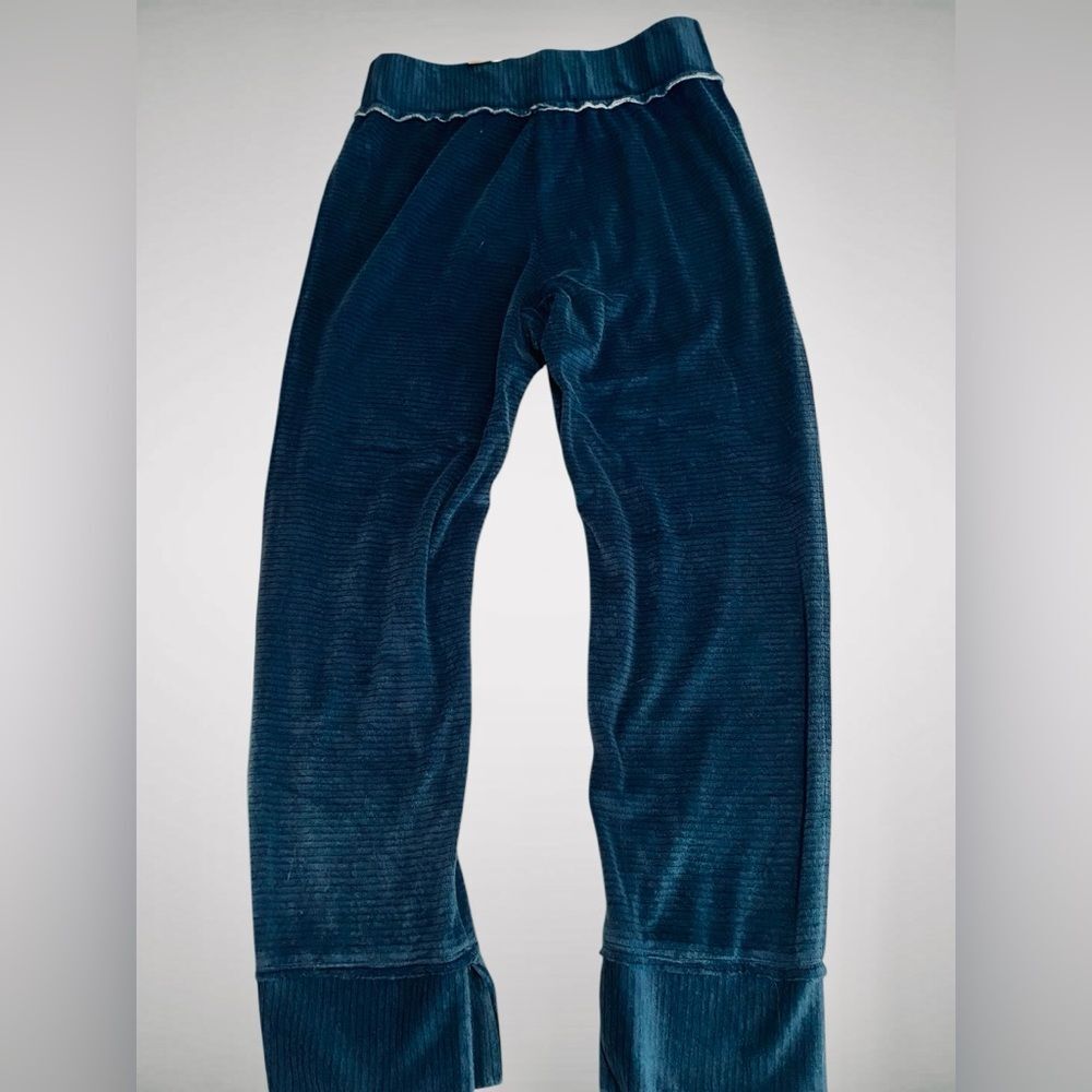 Anthropologie Hello Nite Women’s Lounge pant | Dark Blue Textured Jogger NWT S. - Picture 5 of 10